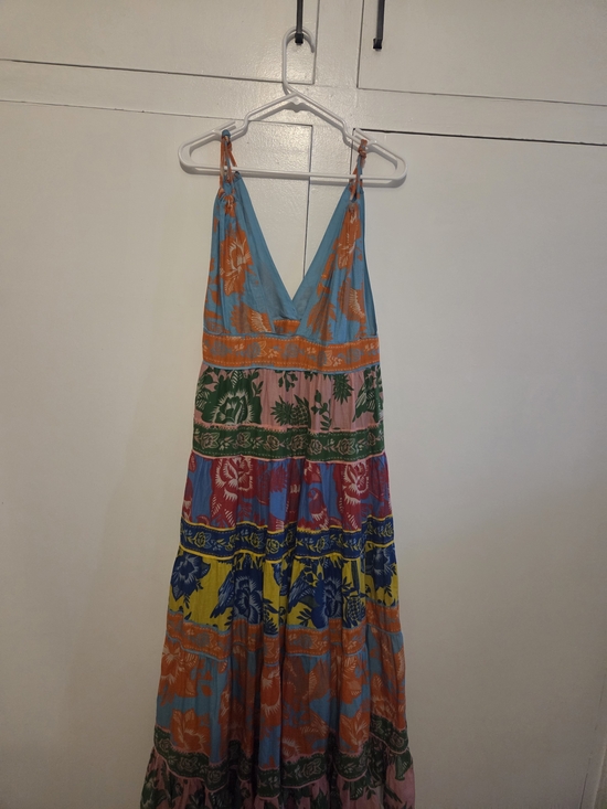 FARM Rio Dresses & Skirts - FARM Rio Multicolor Tropical Print Maxi Dress